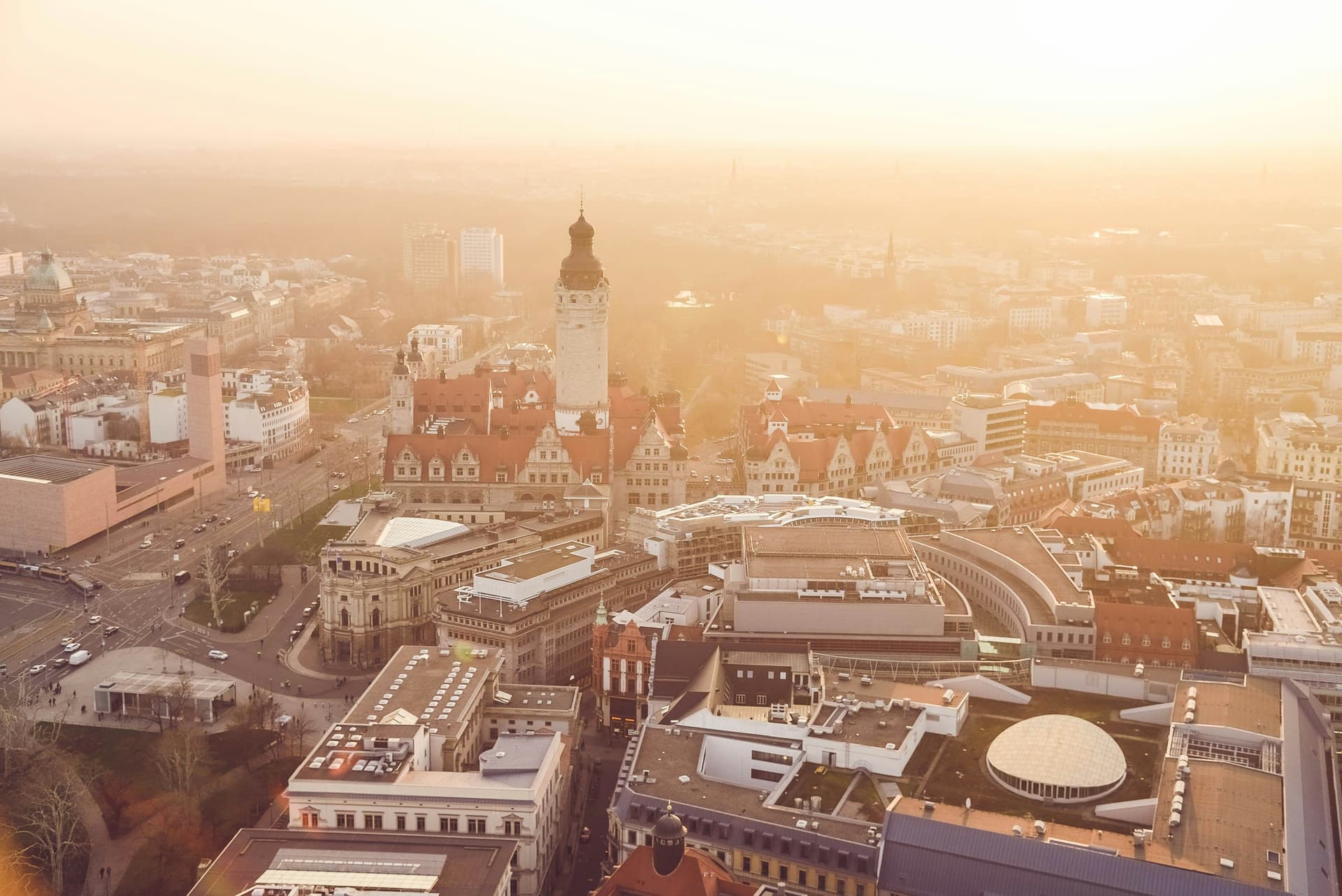 Leipzig Skyline
